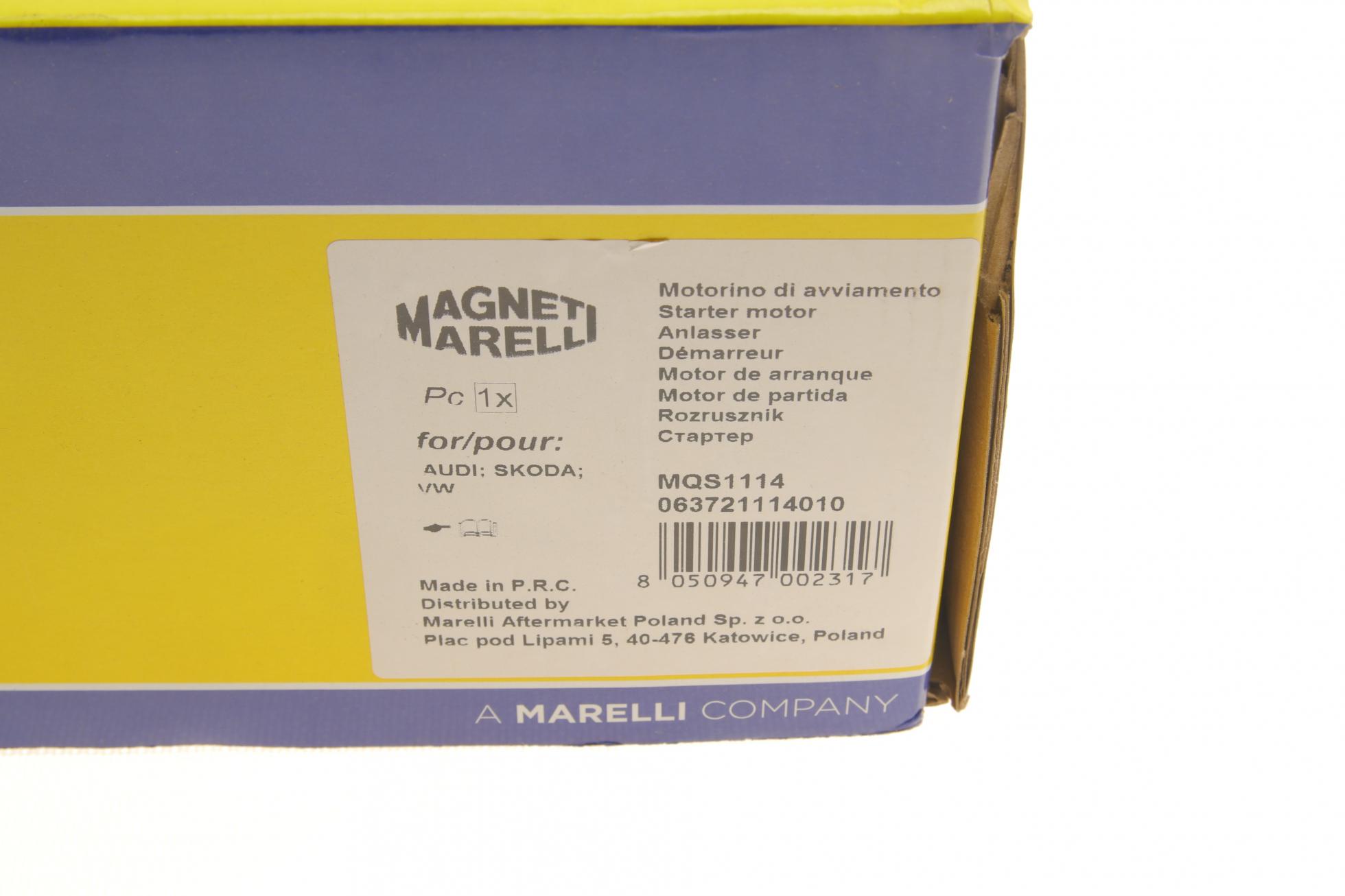 063721114010 MAGNETI MARELLI